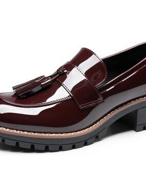 Women's Chunky Loafers Business Casual Shoes